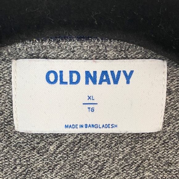 Old Navy Gray V-Neck Sweater Sz XL - Picture 3 of 8